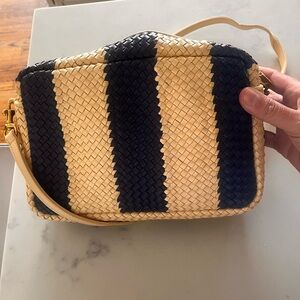 Clare V Marisol woven leather bag